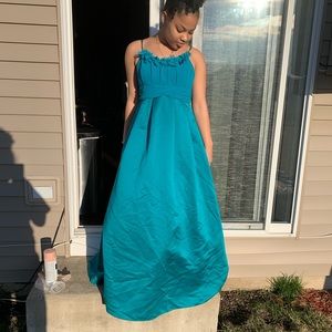 Teal formal dress
